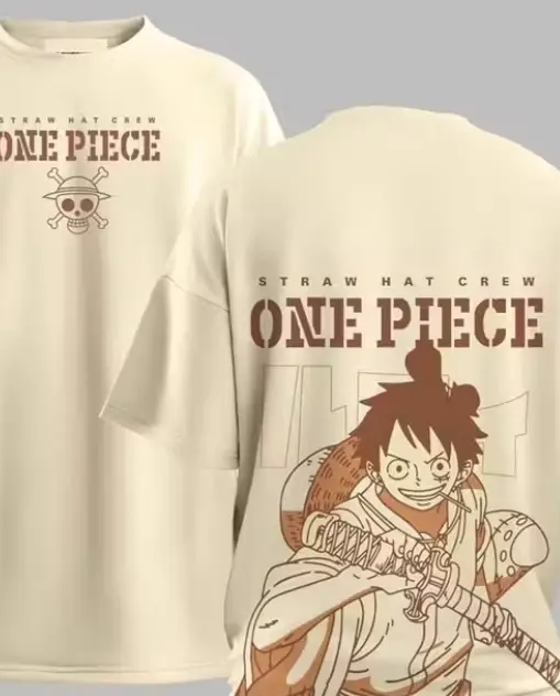 Oversized T shirts for Men back printed anime oversize back print tshirt (S)